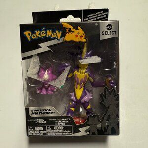 Pokemon Select Toxel & Toxtricity Evolution Figure 2 Pack
